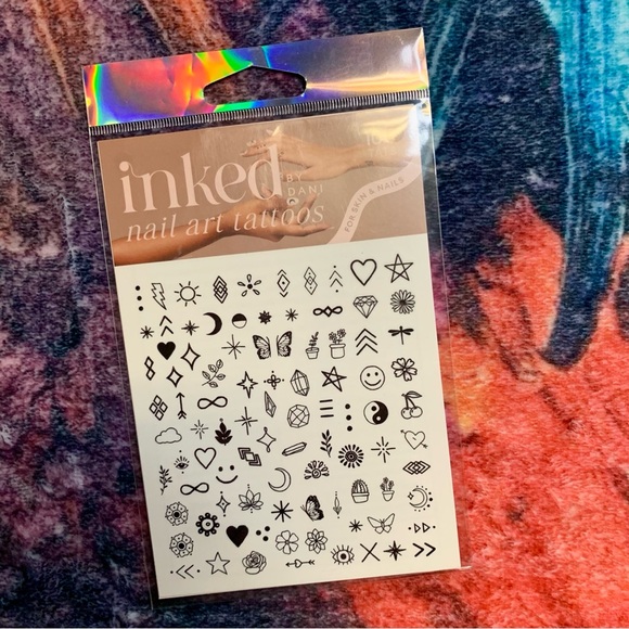 💜 Inked by Dani Nail Art Tattoo Set - NWT - Picture 7 of 9